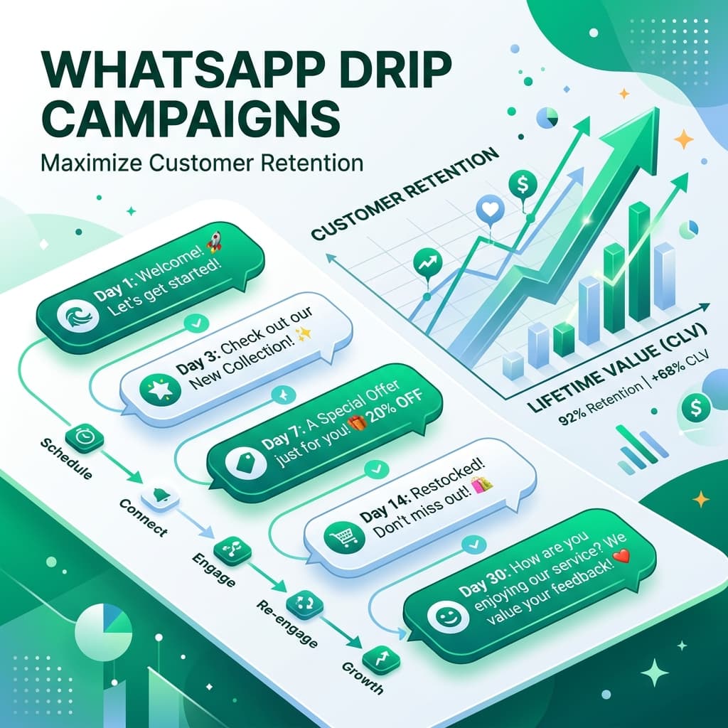 How to Improve Customer Retention with WhatsApp Drip Campaigns