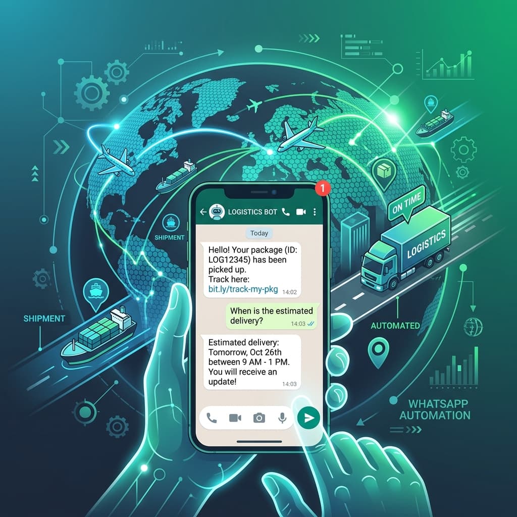 WhatsApp Automation for Logistics Companies: Automate Shipment Updates, Customer Communication & Delivery Tracking