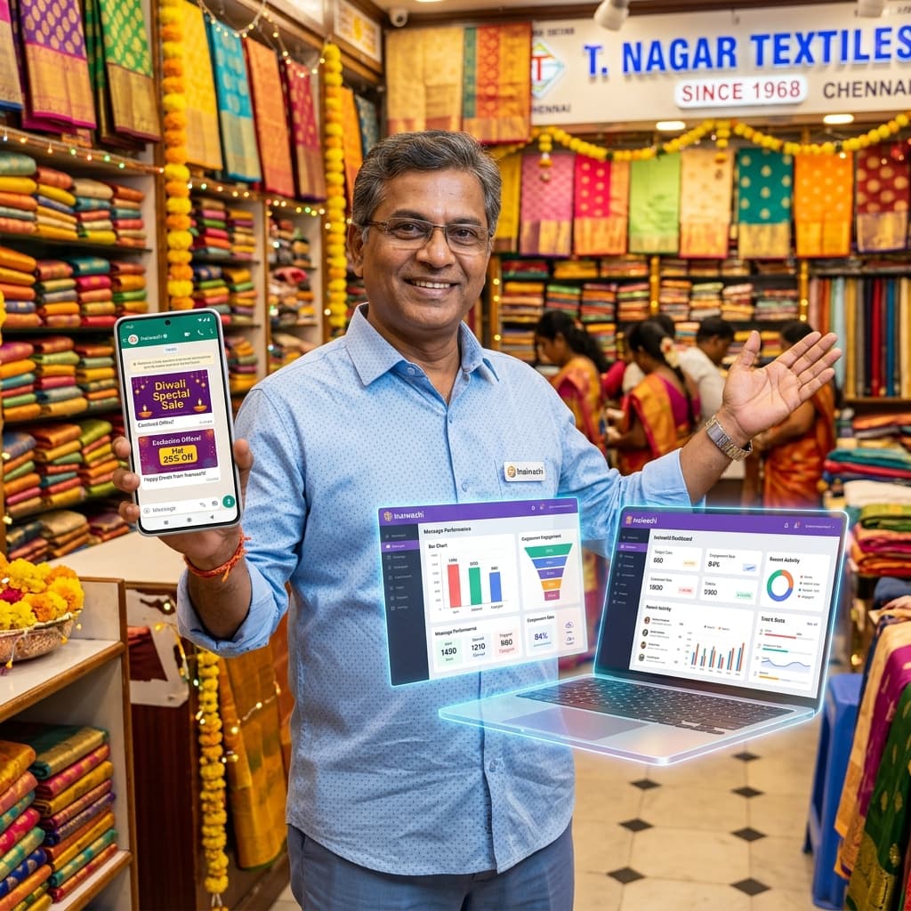 How T. Nagar & Pondy Bazaar Retailers Use WhatsApp to Send Festive Offers and Recover Abandoned Carts