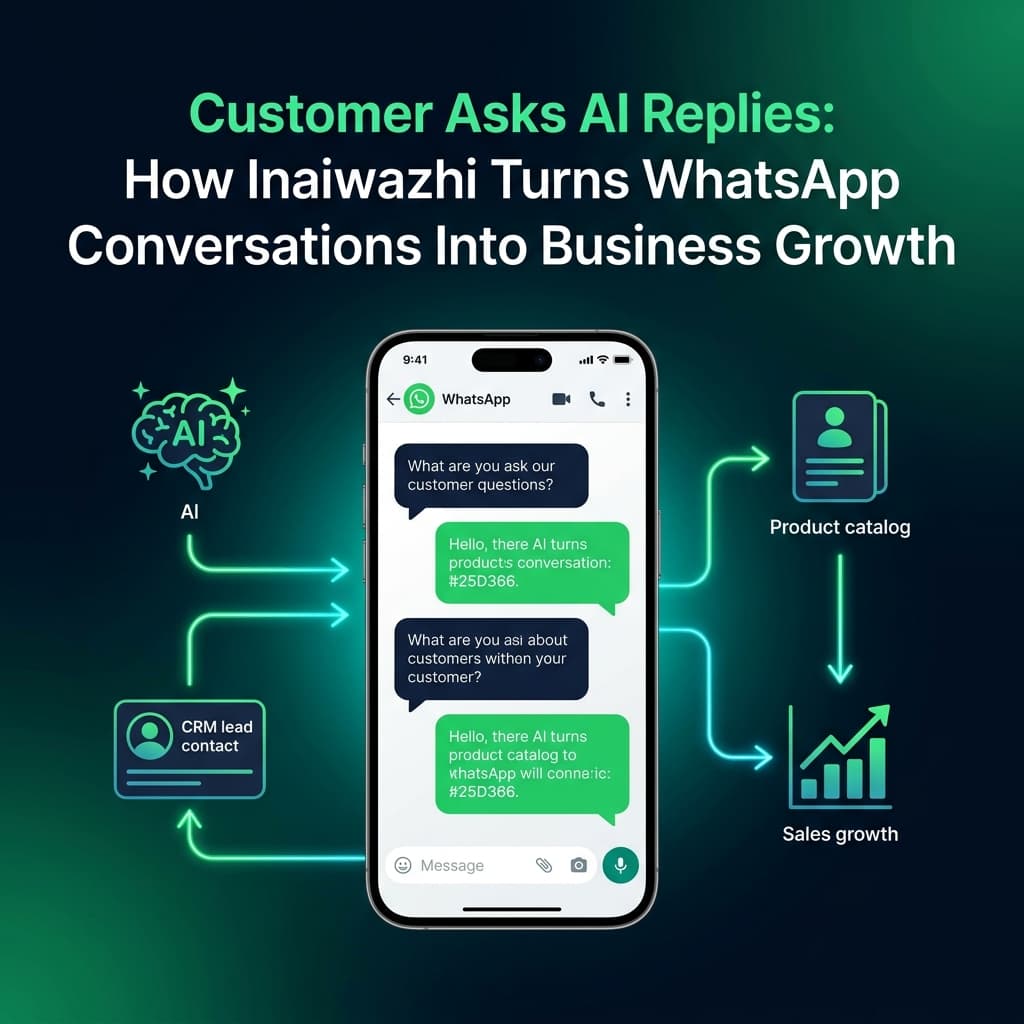 Customer Asks → AI Replies: How Inaiwazhi Turns WhatsApp Conversations Into Business Growth