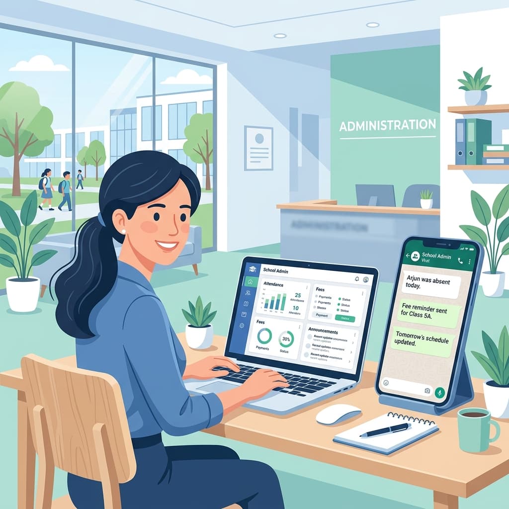 How to Automate School Communication Using WhatsApp (Save 3+ Hours Daily)