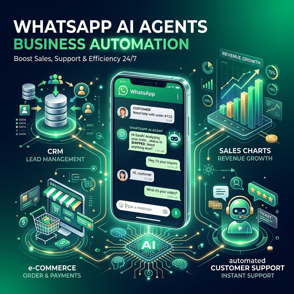 WhatsApp AI Agents: The Future of Customer Support, Sales & Business Automation